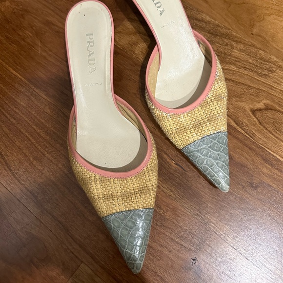 Vintage Prada Kitten Heels Talons Prada - Picture 9 of 12